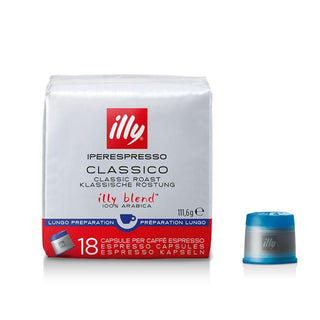 Illy set 6 packs iperespresso capsules coffee long classic roast 18 pz. - Buy now on ShopDecor - Discover the best products by ILLY design