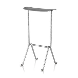 Magis Officina stool h. 75 cm. Metallized grey - Buy now on ShopDecor - Discover the best products by MAGIS design