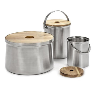 Serax Table Accessories ice bucket XL brushed steel - Buy now on ShopDecor - Discover the best products by SERAX design